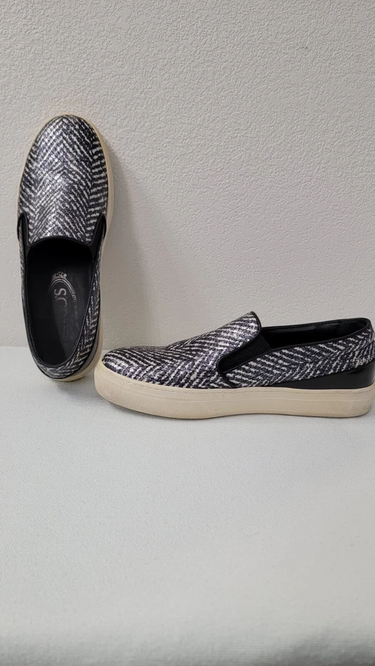 TOD’s Mujer Zapatillas Sin Cordones Negro y Plata Trébol Patrón Talla EU 36 Zapatos Foto 2 de 4