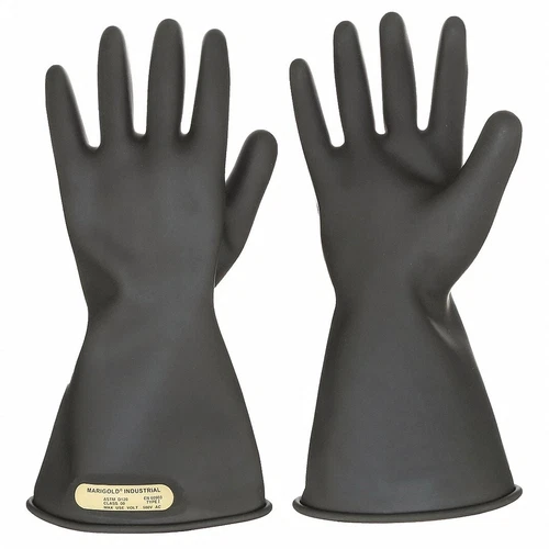 Ansell CLASS 00 B 14 Marigold Electrical Insulating Gloves Black Size 12 500V