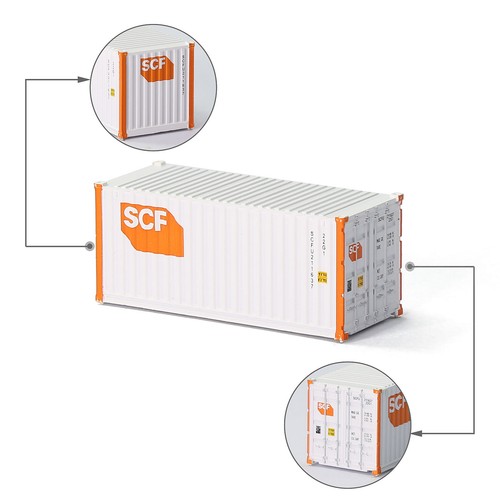 Evemodel N Gauge 1:150 20ft Shipping Container 20' Cargo Box Model Railway - Picture 8 of 10