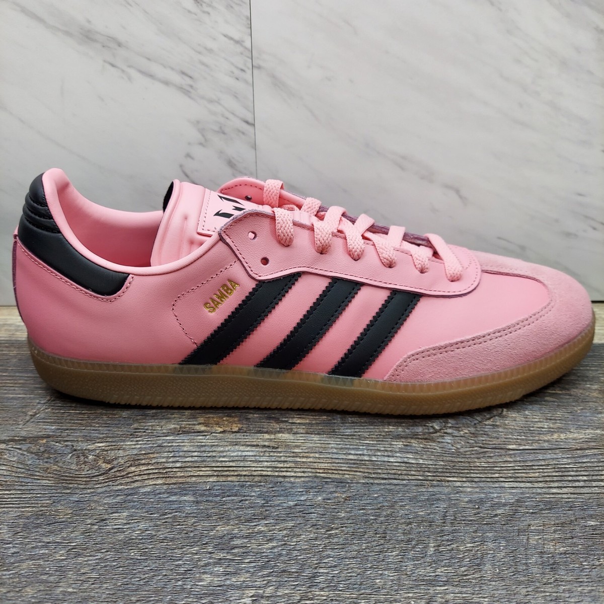 Adidas Samba Indoor Inter Miami Mens 11.5 Pink Black IH8158 Lionel