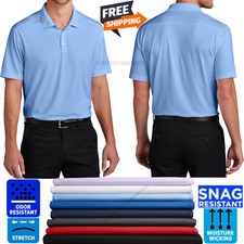 Mens Snag and Stretch Resistant Polo Moisture Wicking Shirt Dri Fit XS-4XL NEW 