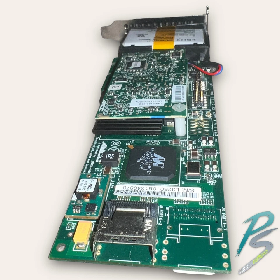 AMCC 3ware 9650SE-4LPML PCIe LP 4-Port SATA II Controller RAID Card + Battery - Image 2 of 3