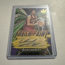 2022-23 Panini Court Kings Basketball Isaiah Mobley RC Fresh Paint Auto /199 SP