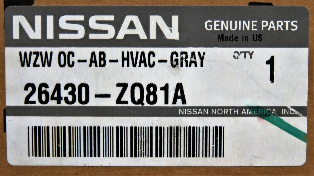 マーダック　3個 Genuine OEM Nissan 26430-ZQ81A Overhead Console w/ Map Light