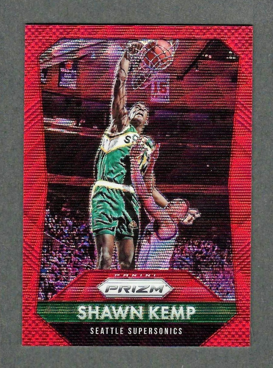 2015-16 Panini Prizm Ruby Wave #270 Shawn Kemp /350 Seattle Supersonics