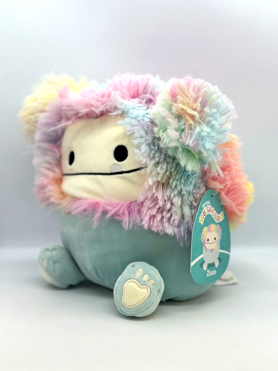 Squishmallows Collection Wildlife Yeti Zozo the Bigfoot 8in NWT