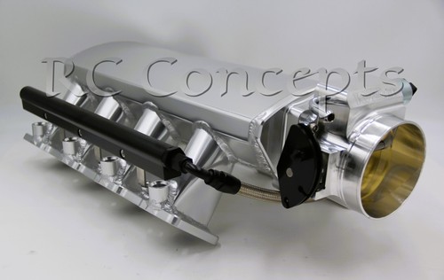 102MM ALUMINIO BAJO PERFIL LS7 COLECTOR DE ADMISIÓN 7,0L 7,0 RIEL DE COMBUSTIBLE ACELERADOR 7,0 L - Imagen 3 de 10