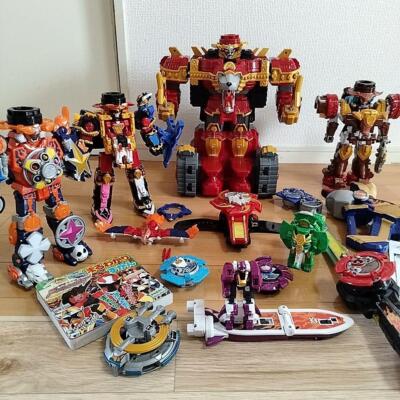 Power Rangers Ninja Steel Ninninger DX Lion Haoh etc Megazord