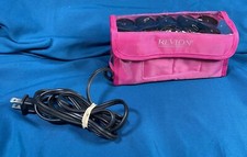 Revlon Electric Hot Rollers Hair Curlers Travel Case NO Clips Hot Pink Tested