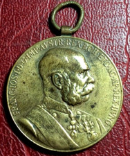 Austria Franz Joseph I Jubilee "Signum Memoriae" 1848 - 1898 Commemorative medal