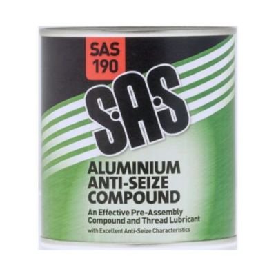 12 x SAS Aluminium Anti Seize Compound 500g Hi Temp Gewinde Ali Lube SAS190x2