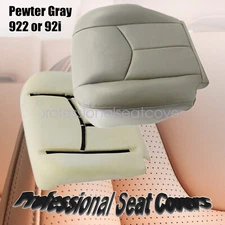 For 03-06 Chevy Silverado GMC Sierra Driver Bottom Seat Cover Foam Cushion Gray