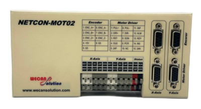 WE CAN SOLUTION NETCON-MOT02 2-AXIS DIGITAL INPUT/OUTPUT MOTION CONTROL MODULE