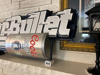 andy Silver Bullet ネオン看板 Coors Light Rare Large Coors
