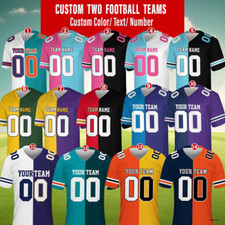 Custom Name Number Football Jersey Personalized Football Team Fan Unisex Jersey