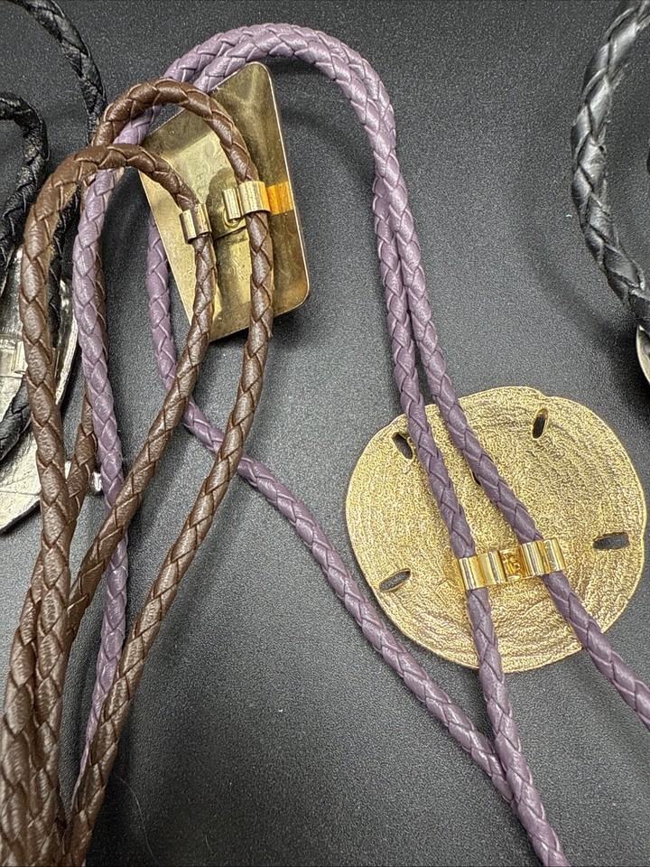 Lot Of Cowboy Bolo Ties Paw Turquoise Boot Sand Dollar Etc 1 eBay