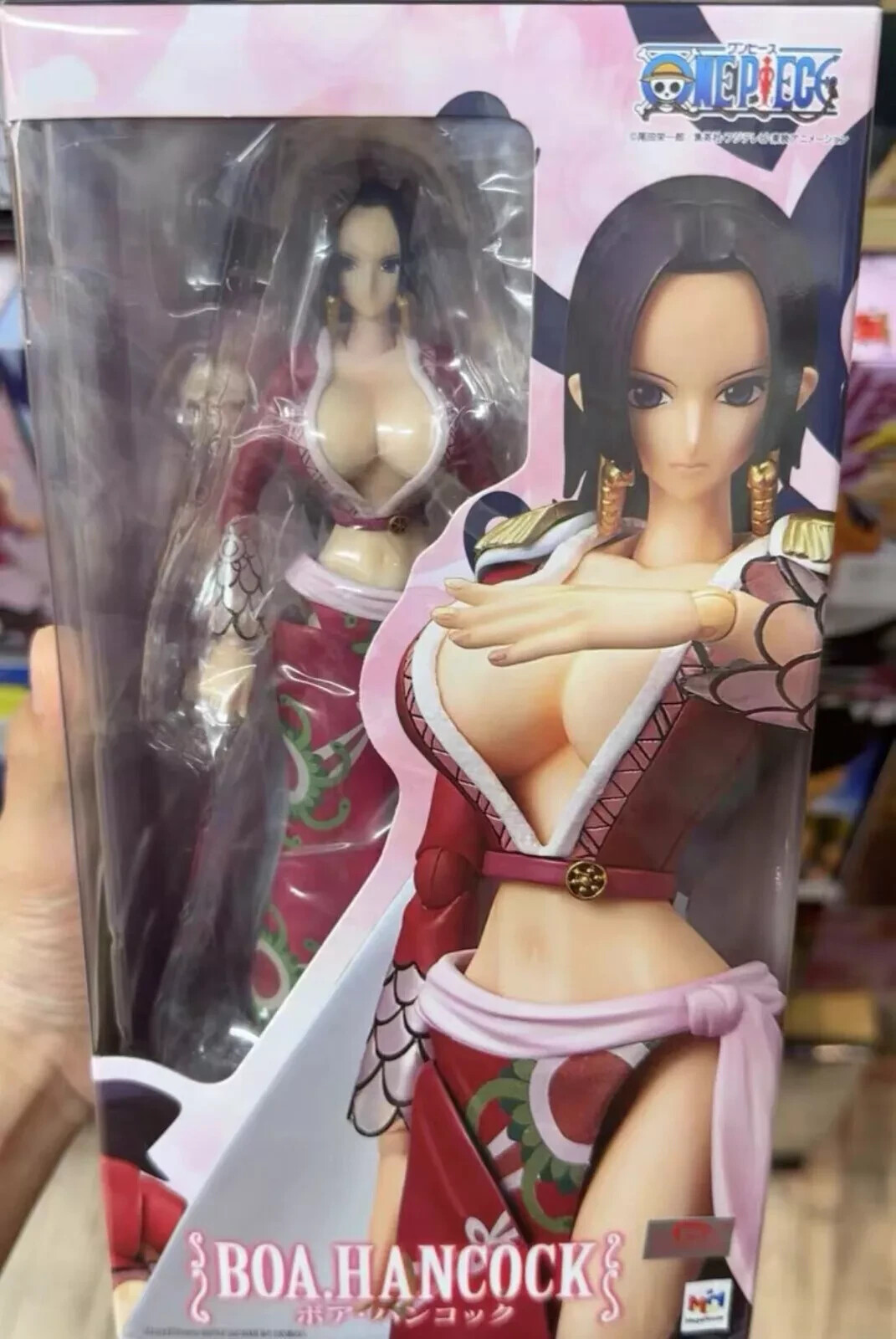 Figura de acción variable One Piece Boa Hancock MegaHouse 19 cm juguete modelo de regalo nuevo