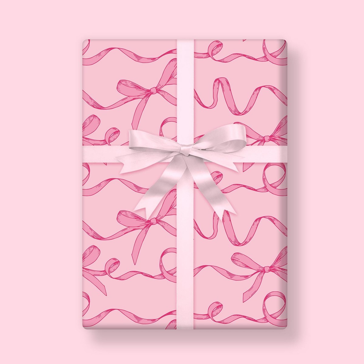 Roll Package Gift Wrapping Paper: Christmas Kraft Paper With Festive