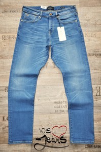 SCOTCH /& SODA RALSTON 350 NEW SLIM FIT MAN MENS JEANS STRETCH STONEWASHED BLUE