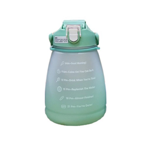 Large Capacity Water Cup Double-port Water Bottle Sports Kettle With Straw - Picture 5 of 24