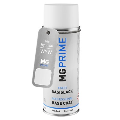 Autolack Spraydose für Hyundai WYW White Basislack Sprühdose 400ml