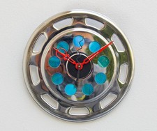 Recycled Bike Gear Chain Guard wall clock, bi...