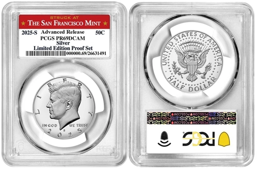 PCGS鑑定品 Kennedy Half Dollar Silver A2879 Silver Proof PCGS Certified Kennedy US Half Dollars (1964-Now) for