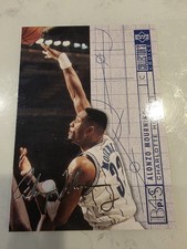 1994 Upper Deck Alonzo Mourning Silver Signature 374 Hall Of Fame