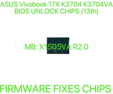 ASUS Vivobook 17X K3704 K3704VA, ADMIN NO PASSWORD BIOS CHIP MB: X1505VA R2.0