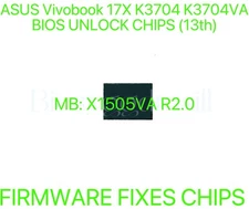 ASUS Vivobook 17X K3704 K3704VA, ADMIN NO PASSWORD BIOS CHIP MB: X1505VA R2.0