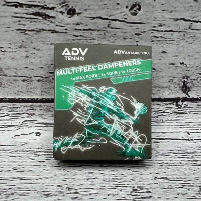 ADV Tennis Multi-Feel Dampeners Vibration Technology Black
