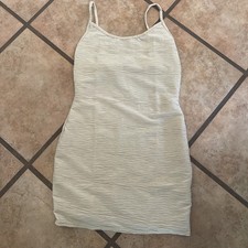Pretty little thing Body on Beige Mini Dress Size 6
