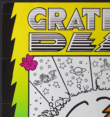 1988 GRATEFUL DEAD Spring Tour Poster Hand Signed Autographed by