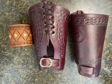 COWBOY LEATHER WRIST CUFFS