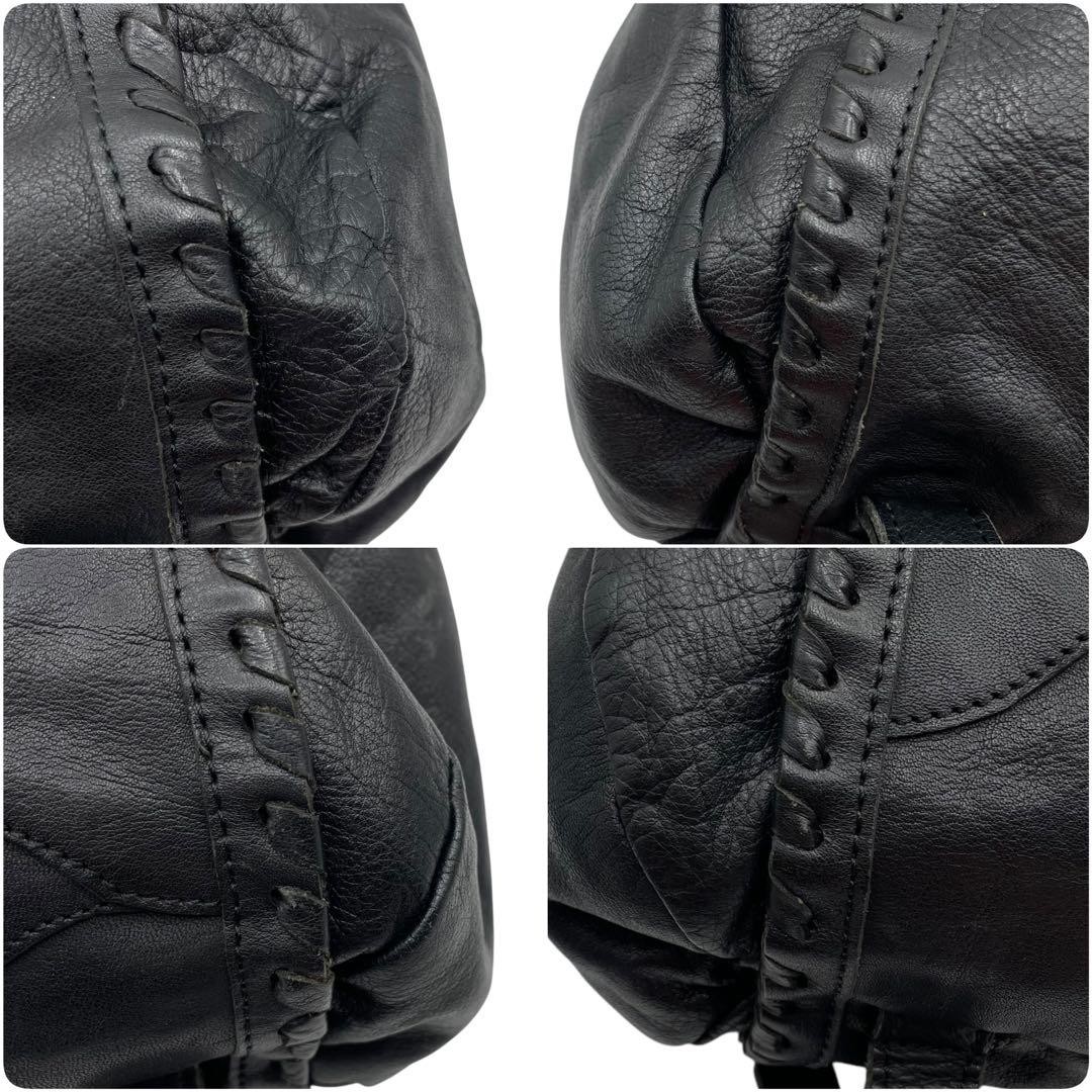 Ibiza Backpack, Leather, Patchwork, Black, Black - image 7