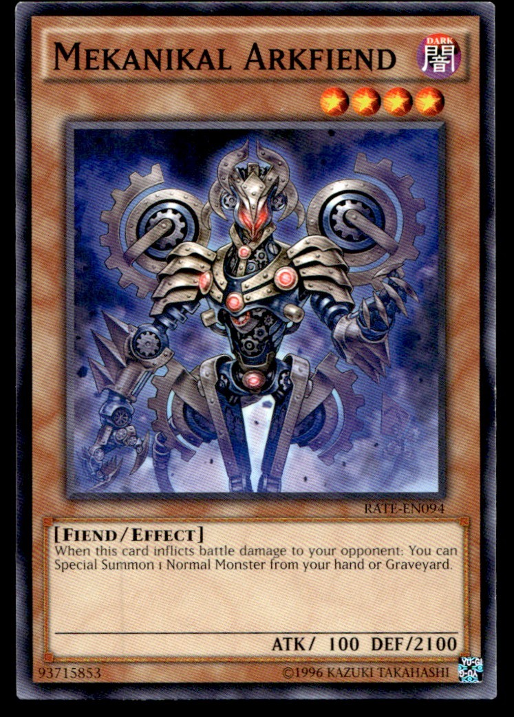 Mekanikal Arkfiend - RATE-EN094 - Unlimited - YuGiOh