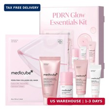 medicube PDRN Glow Essentials Kit, Mini Skincare Travel Set, 5-Step Routine