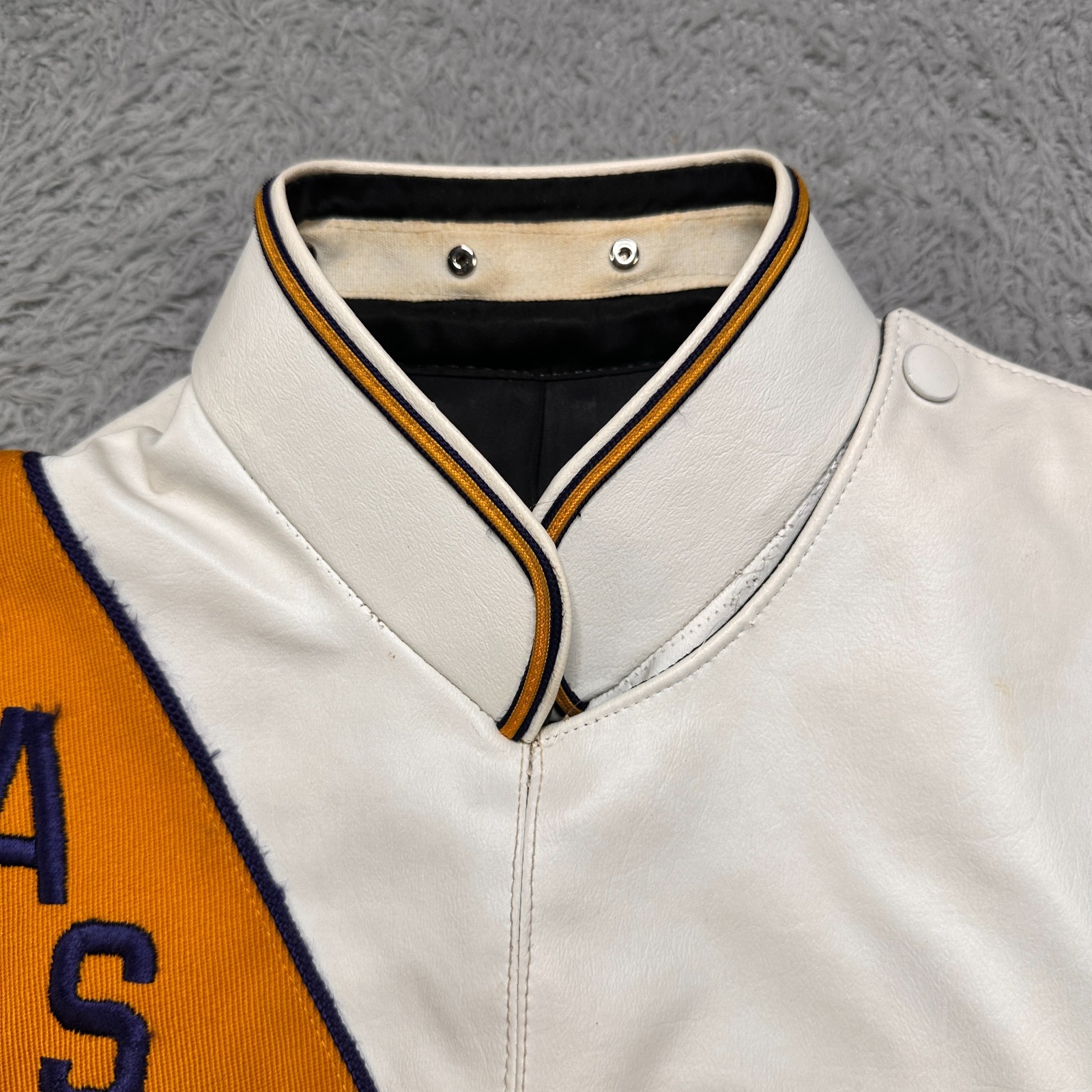Vintage Ostwald Castlewood Marching Band Uniform 46 White Blue Gold Chief image 5