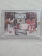 2009-10 Upper Deck - Dual Game Materials LeBron James, Clyde Drexler #DG-JD GU
