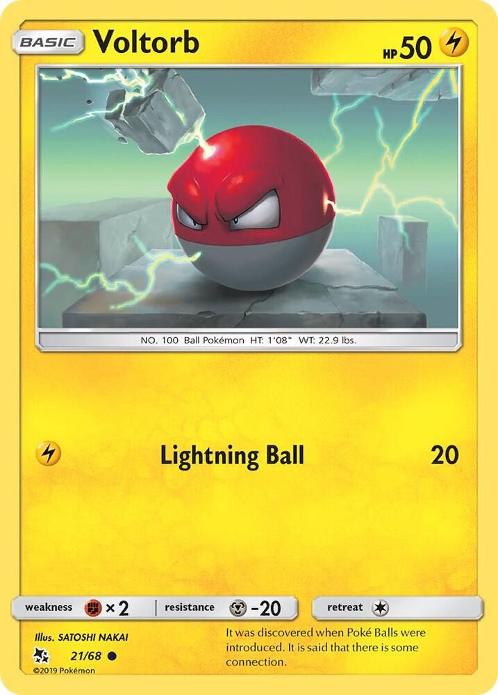 Voltorb 21/68 NM Hidden Fates