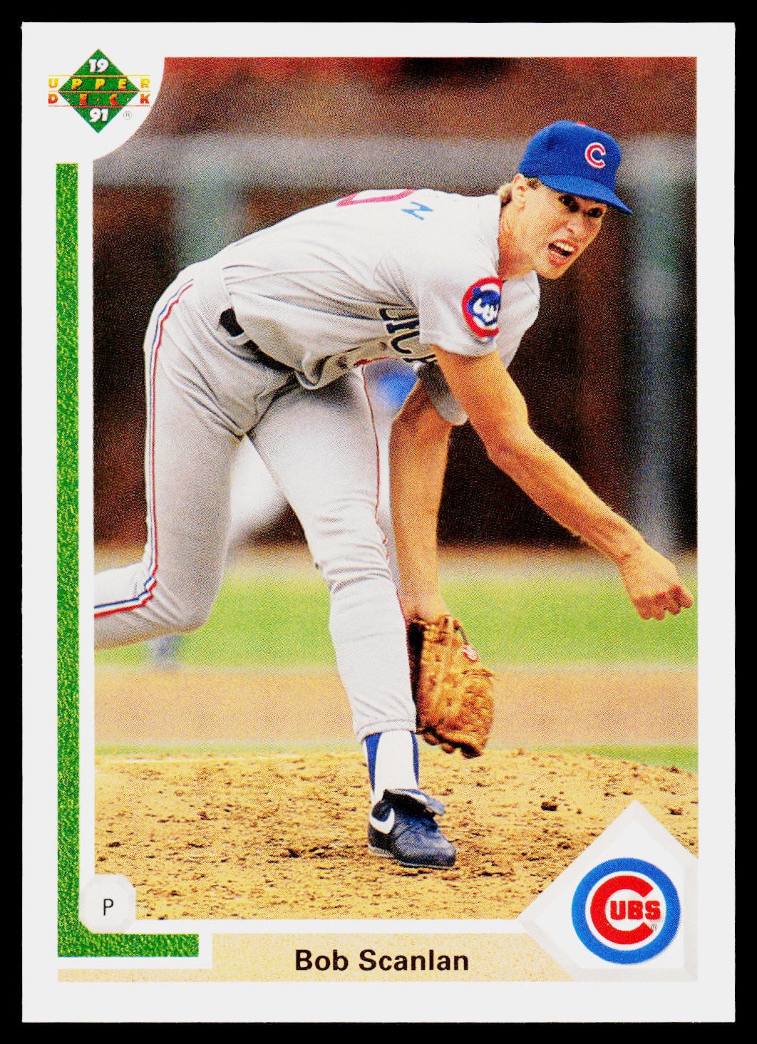Bob Scanlan, 1991 Upper Deck Final Edition, #48F, Chicago Cubs, Rookie