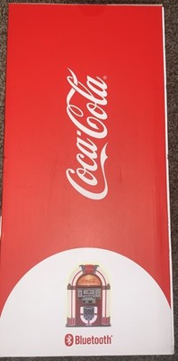 Coca-Cola Retro Jukebox Speaker with Bluetooth and FM Radio Red