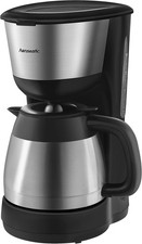 Produktbild - Hanseatic Filterkaffeemaschine HCM9001TJSD, 900 Watt, schwarz/Edelstahl - B-Ware