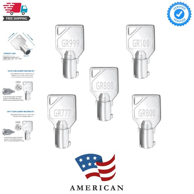 #ad Washer Dryer Machine Key for Greenwald Speed Queen Commercial Coin Laundry M... $21.99