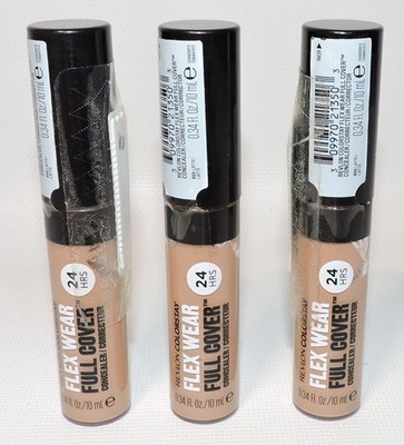 3 PACK Revlon Colorstay Flex Wear Full Cover Concealer 055 LATTE, NEW, SEALED