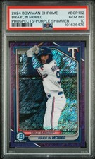 Braylin Morel 1st Bowman #BCP192 #/250 Texas Rangers PSA 10