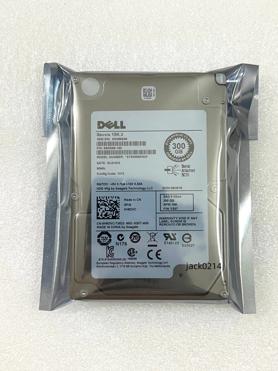 Dell 300GB SAS 2.5 Inch Internal Hard Disk Drives for sale | eBay
