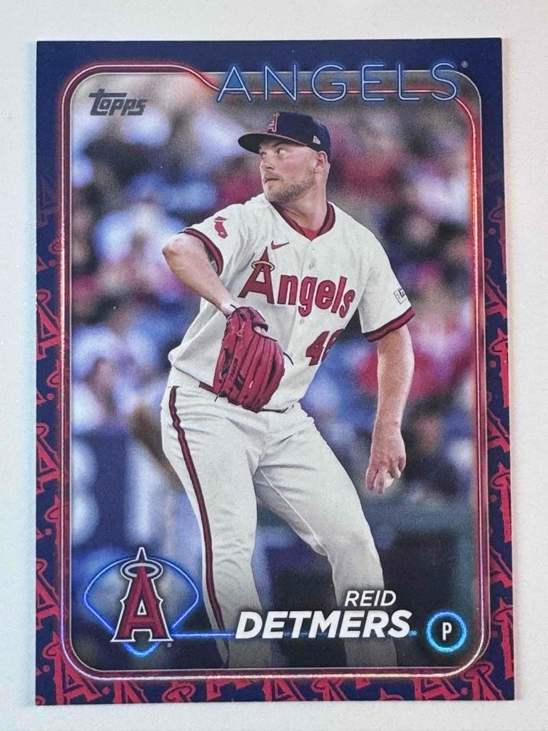 2024 Topps Baseball Team Color Border Parallel #137 REID DETMERS SP
