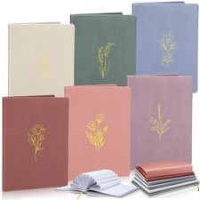 6 Pack Book Covers Stretchable Reusable Aesthetic Jumbo Book Cover Protector