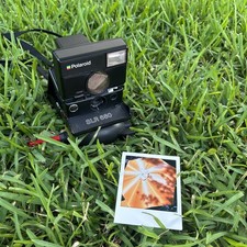 Cámara fotográfica instantánea plegable Polaroid SLR 680 ¡Funciona! N Mint